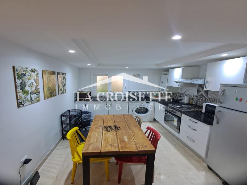 Duplex meublé S+3 avec jardin à La Marsa 